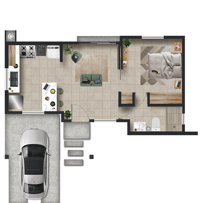 Casa moderna en David Chriqui