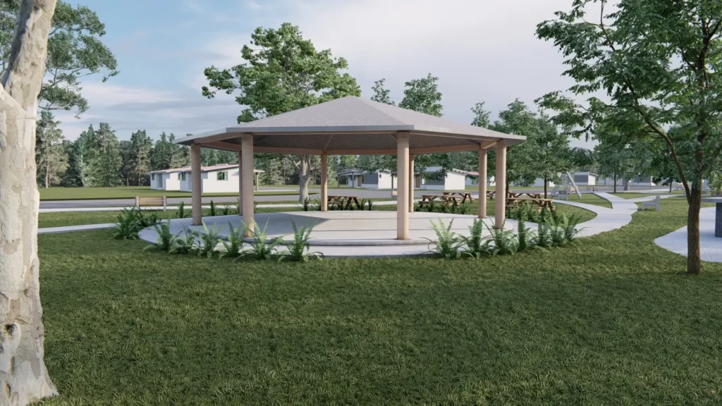 Gacebo en Quarta Residencial, ideal para disfrutar de casas en Chiriquí